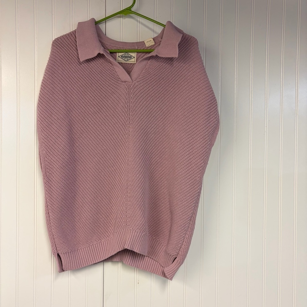 Weatherproof Pink Collared Sweater Vest XXL